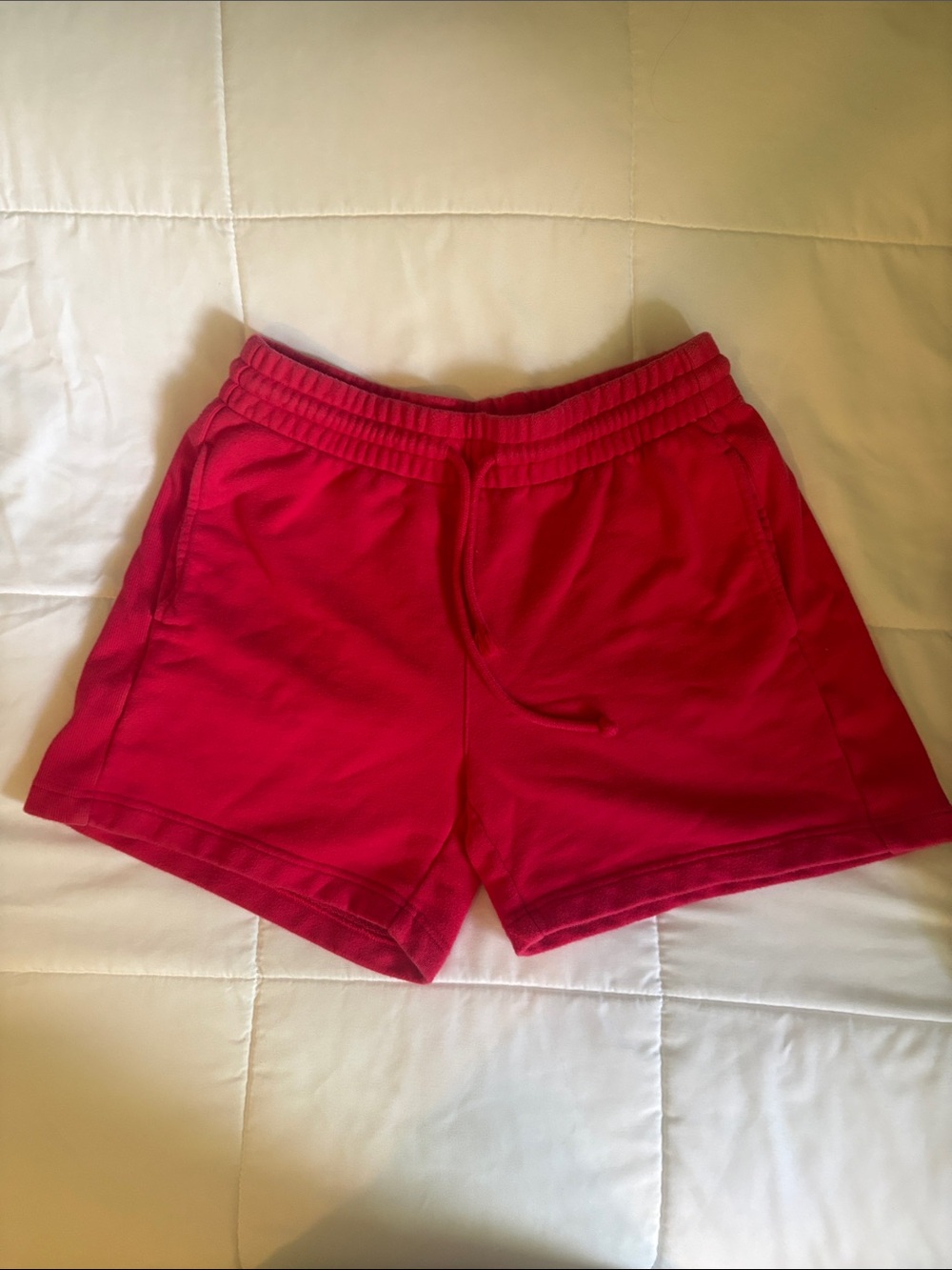 TNA Women's Bright Pink Athletic Drawstring Shorts